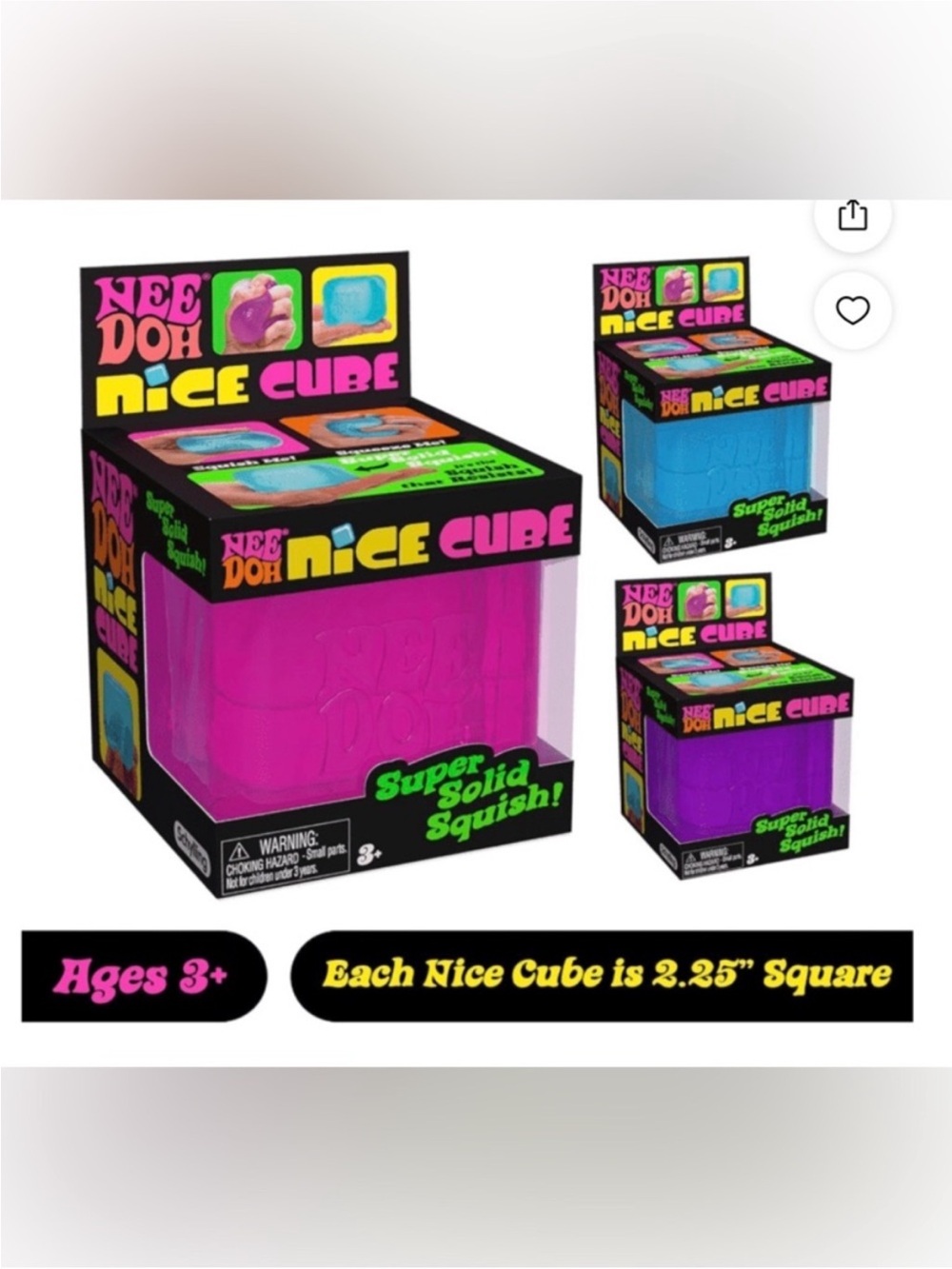 NEEDOH Nice Cube - Single Nice Cube - Blue